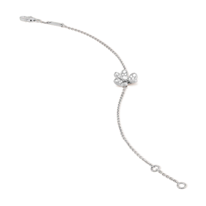 [Bloom]FRIVOLE SILVER FLOWER DIAMOND BRACELET