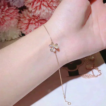 [Bloom]FRIVOLE GOLD FLOWER DIAMOND BRACELET