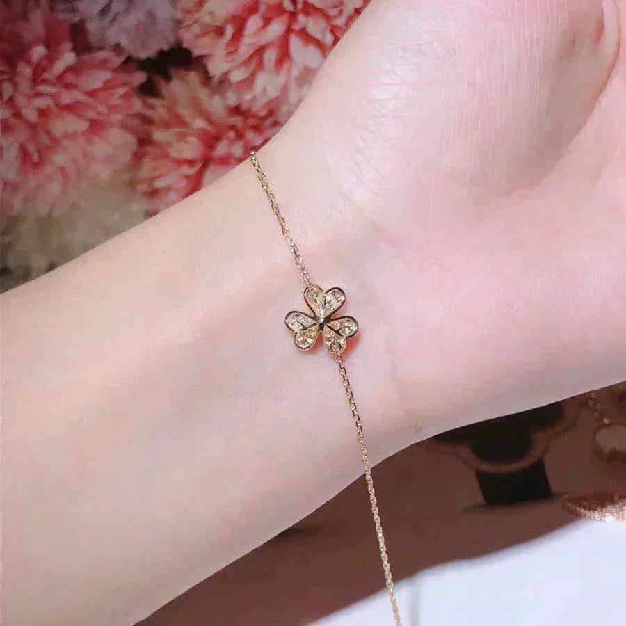 [Bloom]FRIVOLE GOLD FLOWER DIAMOND BRACELET