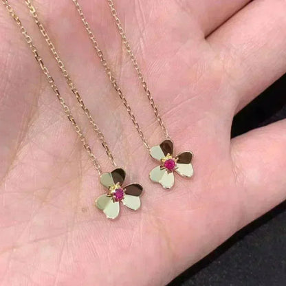 [Bloom]FRIVOLE GOLD FLOWER NECKLACE