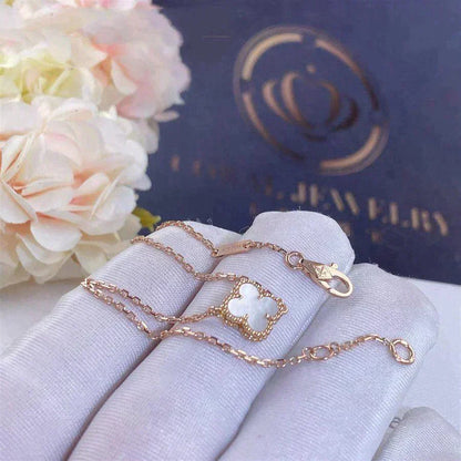 [Bloom]CLOVER WHITE MOP SINGLE FLOWER BRACELET