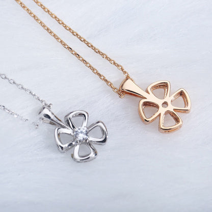 [Bloom]FIOREVER NECKLACE DIAMOND CENTER