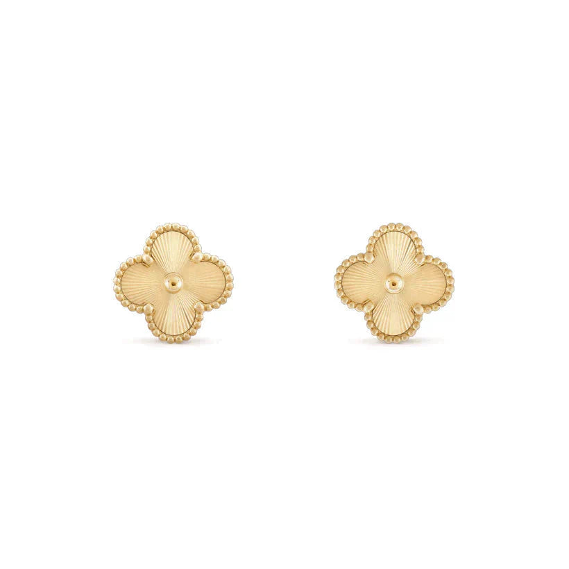 [Bloom]CLOVER MEDIUM 1 MOTIFS LASER EARRINGS