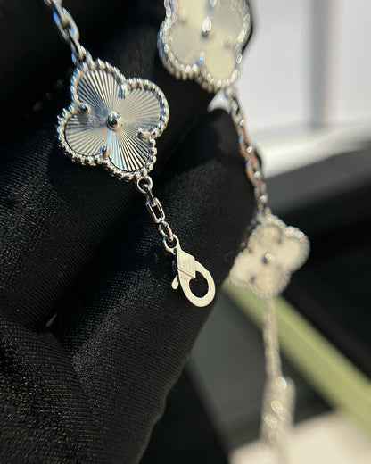 [Bloom]CLOVER SILVER 5 MOTIFS BRACELET